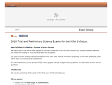 Tablet Screenshot of examchoice.com.au